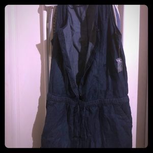 Denim romper